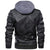 Viking Raven Catching Sun Reflection Celtic Knot Black and White Leather Jacket RLT12 - Wonder Print Shop