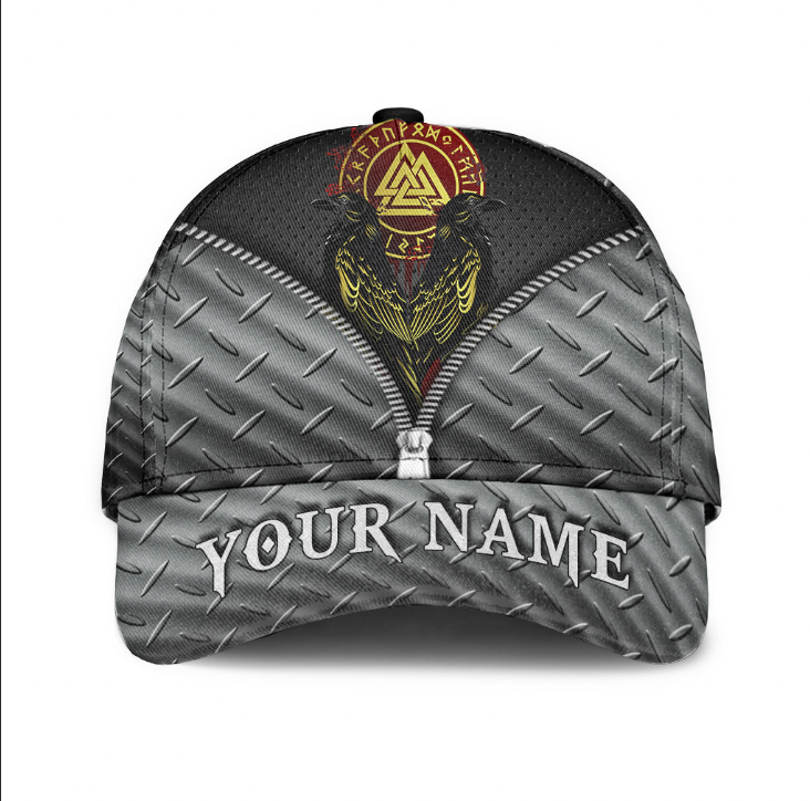custom-viking-classic-cap-raven-valknut-classic-cap