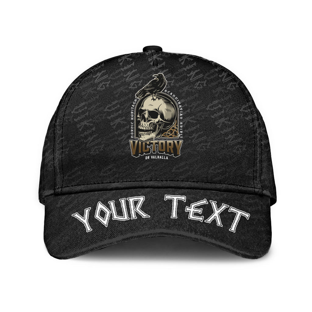 viking-classic-cap-custom-raven-and-skull-classic-cap