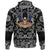 Viking Hoodie Ravens In Love Celtic Ornament Colorful with Bandana Paisley Style RLT12 - Wonder Print Shop