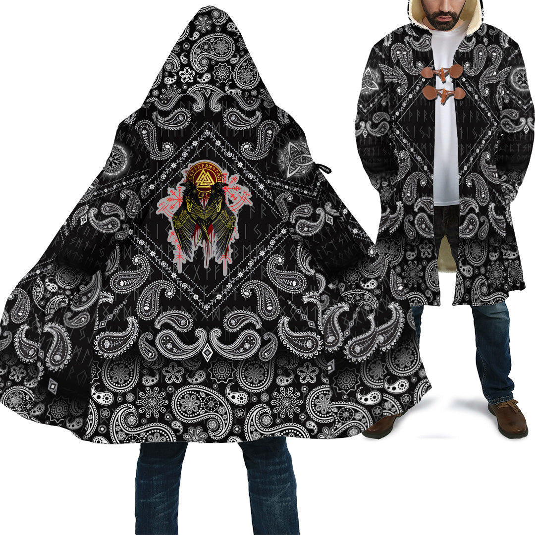 viking-cloak-ravens-valknut-with-bandana-paisley-style