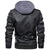 Viking Ravens Celtic Cloak Clasp Black and White Leather Jacket RLT12 - Wonder Print Shop