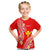 Custom Hawaii T Shirt Red Polynesian Line Style - Wonder Print Shop