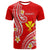 Custom Hawaii T Shirt Red Polynesian Line Style - Wonder Print Shop