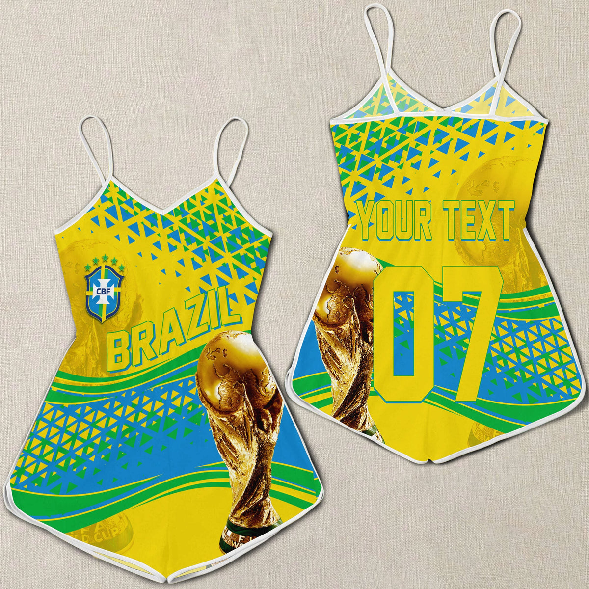 personalised-brazil-rompers-world-cup-2022-champions