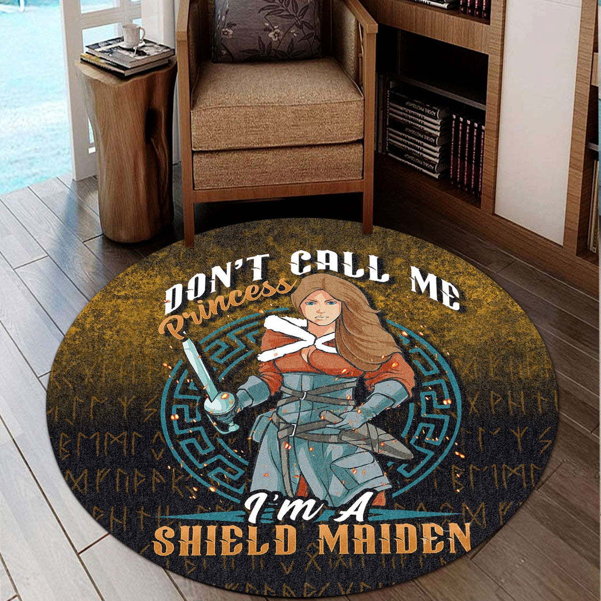 viking-round-carpet-im-a-shield-maiden-round-carpet