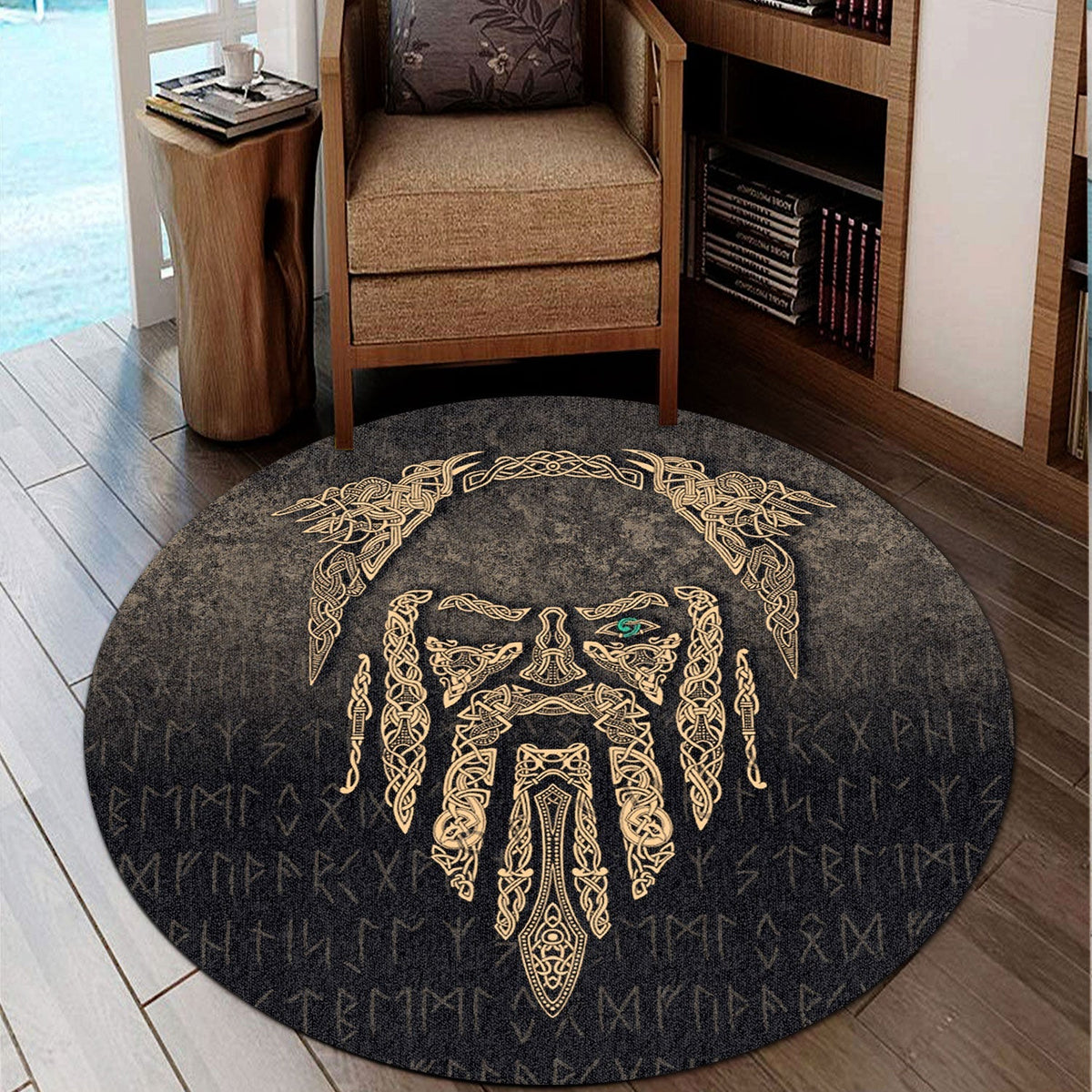 viking-round-carpet-eye-of-odin-gold-version-round-carpet