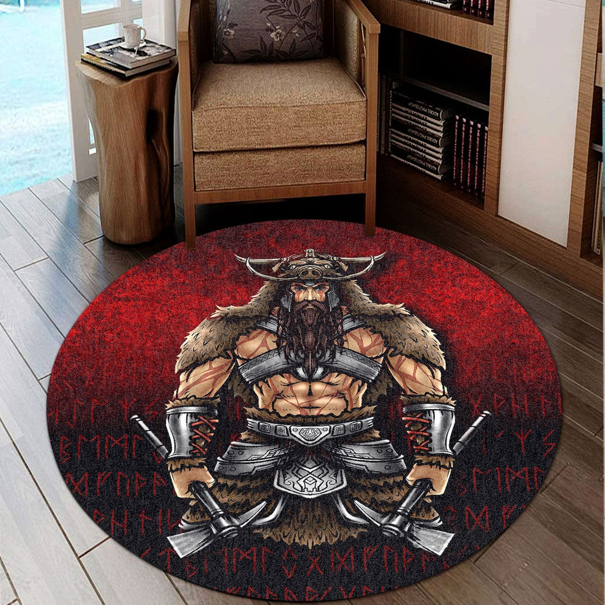 viking-round-carpet-berserker-viking-warrior-valhalla-round-carpet