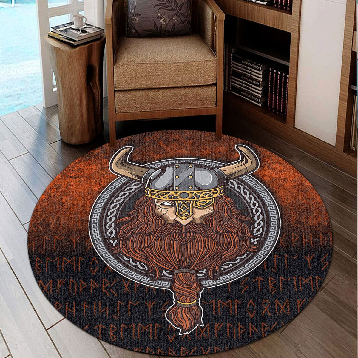 viking-round-carpet-viking-warrior-odin-valhalla-round-carpet