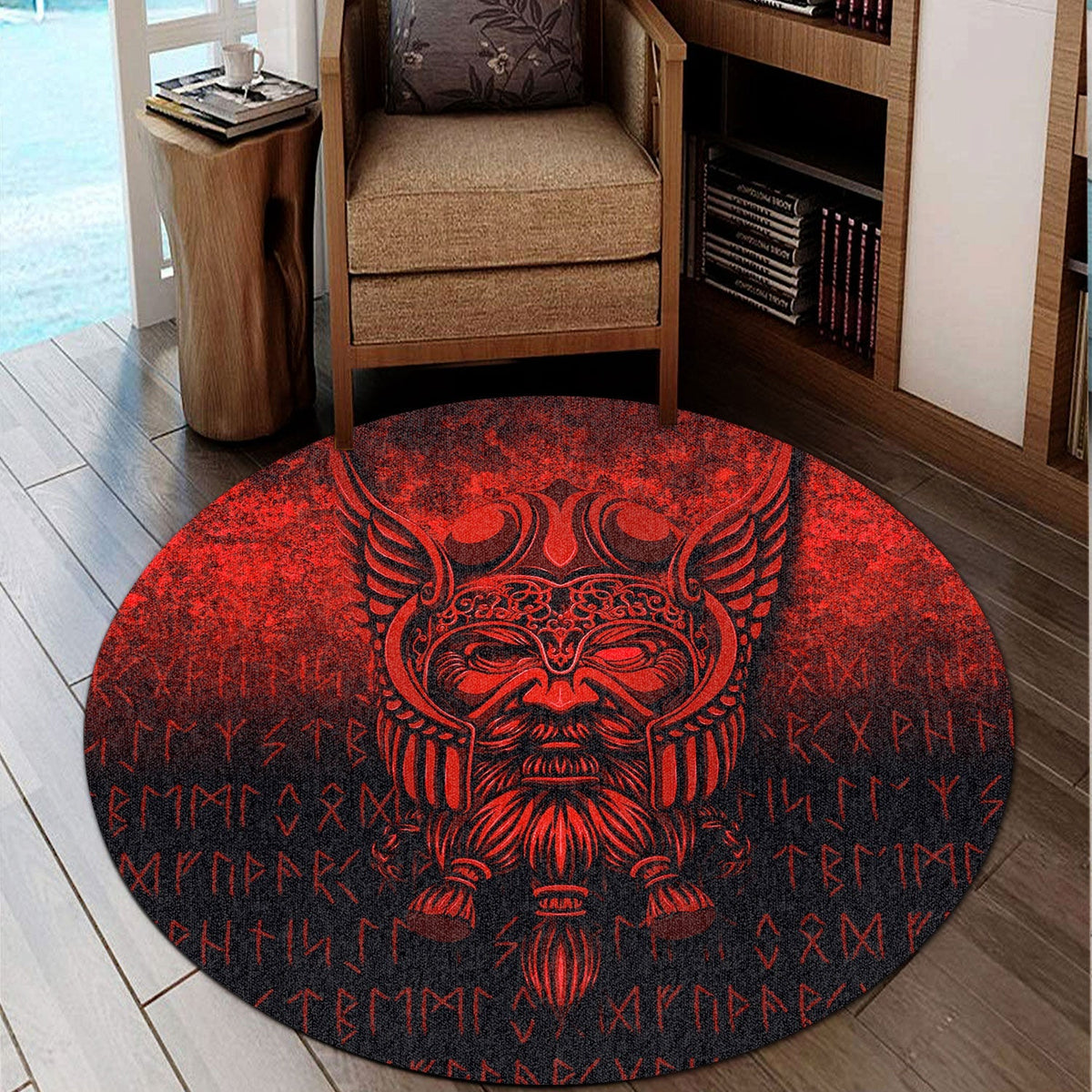 viking-round-carpet-viking-odin-allfather-in-asgard-red-version-round-carpet