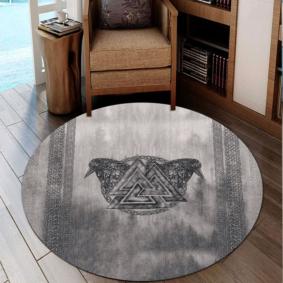 viking-round-carpet-viking-valknut-and-raven-round-carpet