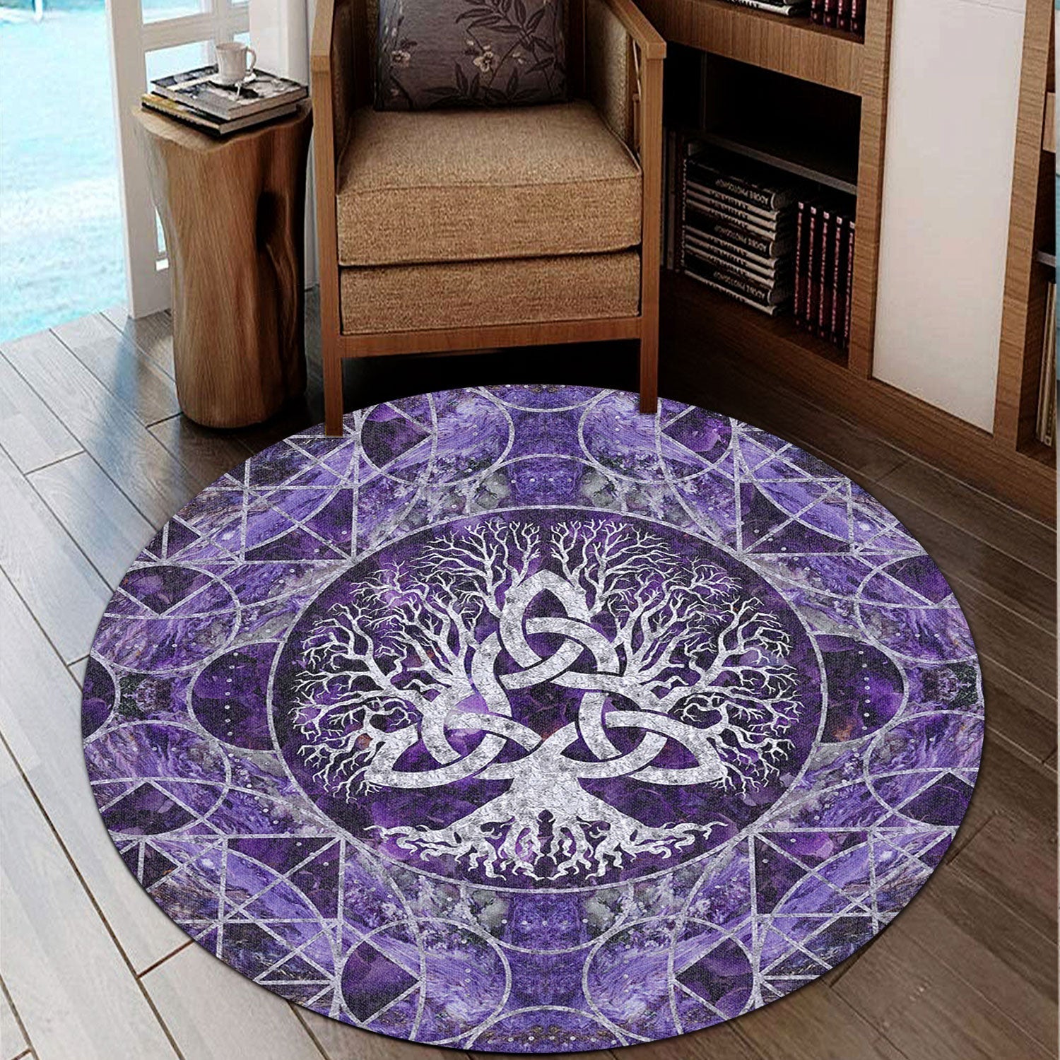 viking-round-carpet-tree-of-life-with-triquetra-amethyst-and-silver-round-carpet