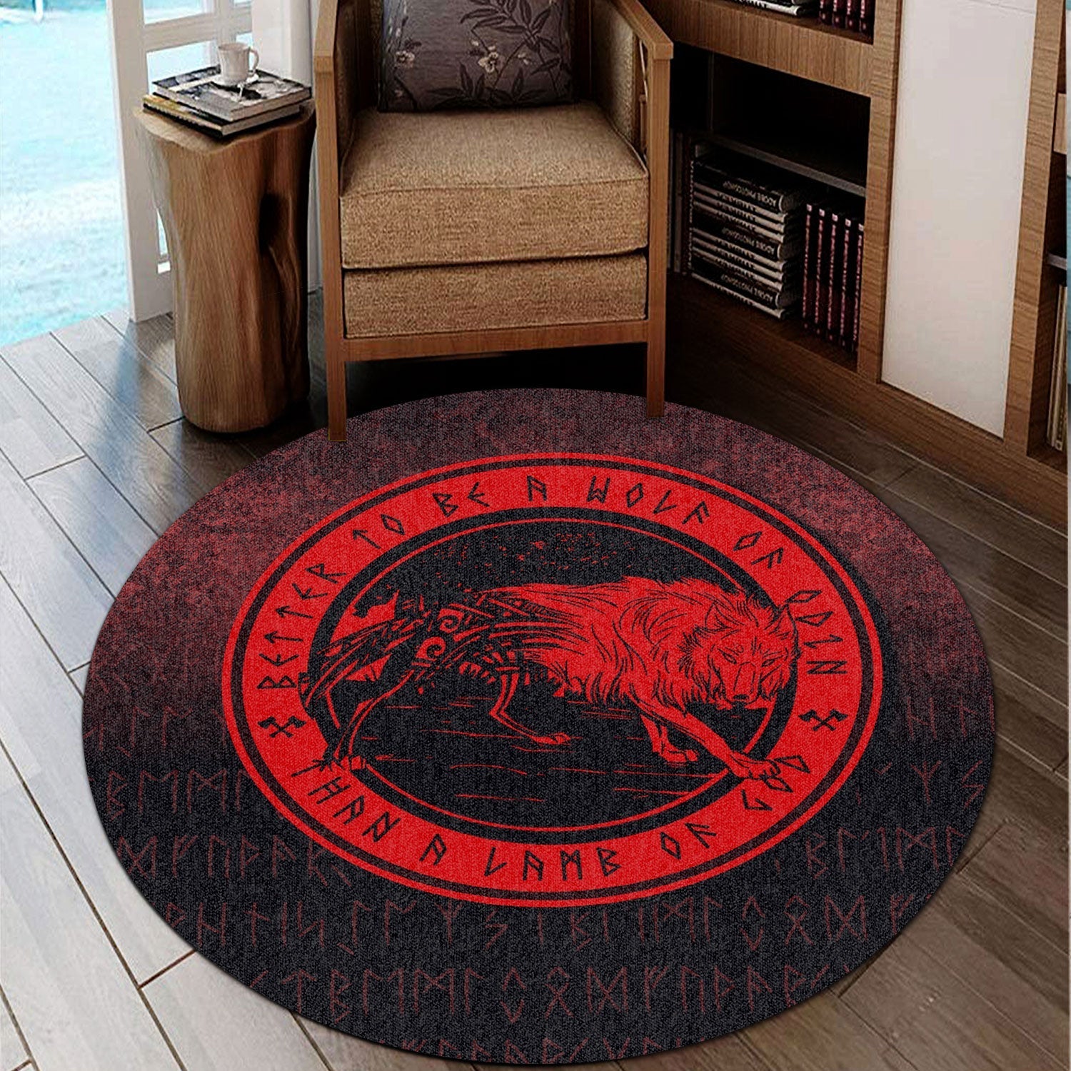 wonder-print-shop-round-carpet-wolf-of-odin-red-version-round-carpet