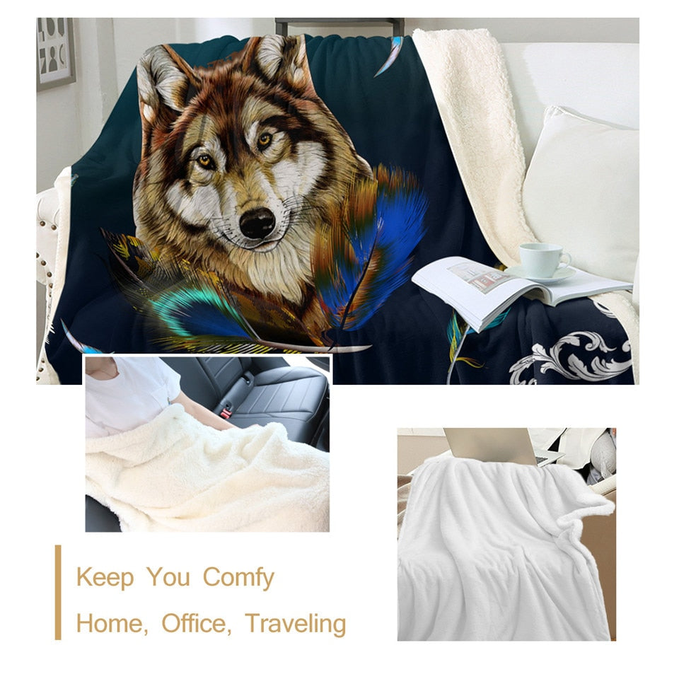 royal-wolf-blue-blanket