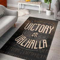 Wonder Print Shop Area Rug - Victory or Valhalla Area Rug RLT12 - Wonder Print Shop