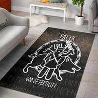 Wonder Print Shop Area Rug - Freyr God Of Fertility Area Rug RLT12 - Wonder Print Shop