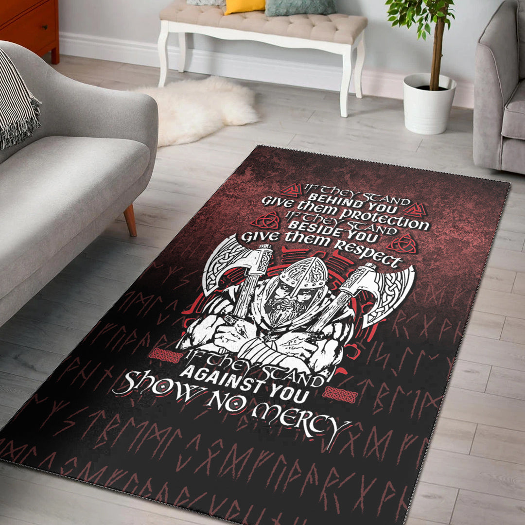 Wonder Print Shop Area Rug - Against You Show No Mercy Area Rug RLT12 - Wonder Print Shop