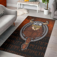 Viking Area Rug Viking Warrior Odin Valhalla Area Rug RLT12 - Wonder Print Shop