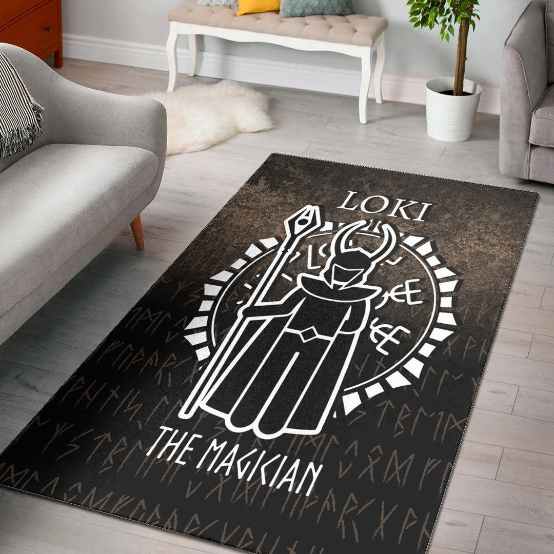 Wonder Print Shop Area Rug - Loki The Magician Area Rug RLT12 - Wonder Print Shop