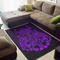 Viking Area Rug Vikings Odin Valhalla Purple Version Area Rug RLT12 - Wonder Print Shop