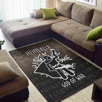 Wonder Print Shop Area Rug - Heimdallr God Of War Area Rug RLT12 - Wonder Print Shop