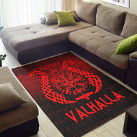 Wonder Print Shop Area Rug - Victory or Valhalla - Red Version Area Rug RLT12 - Wonder Print Shop
