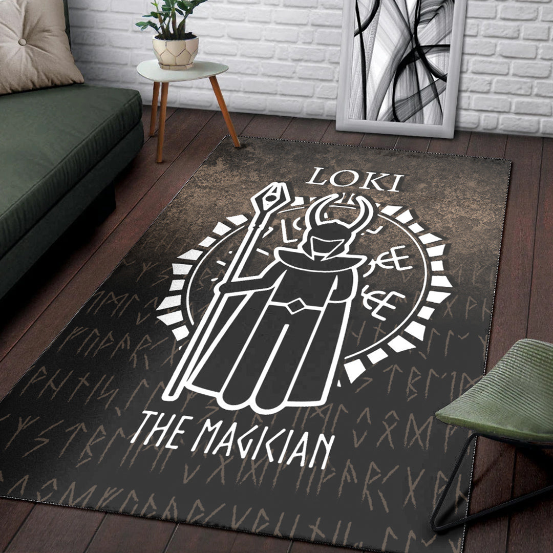 Wonder Print Shop Area Rug - Loki The Magician Area Rug RLT12 - Wonder Print Shop