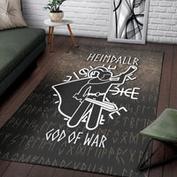 Wonder Print Shop Area Rug - Heimdallr God Of War Area Rug RLT12 - Wonder Print Shop