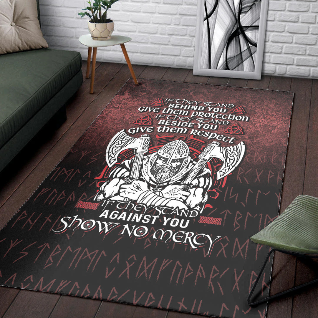 Wonder Print Shop Area Rug - Against You Show No Mercy Area Rug RLT12 - Wonder Print Shop