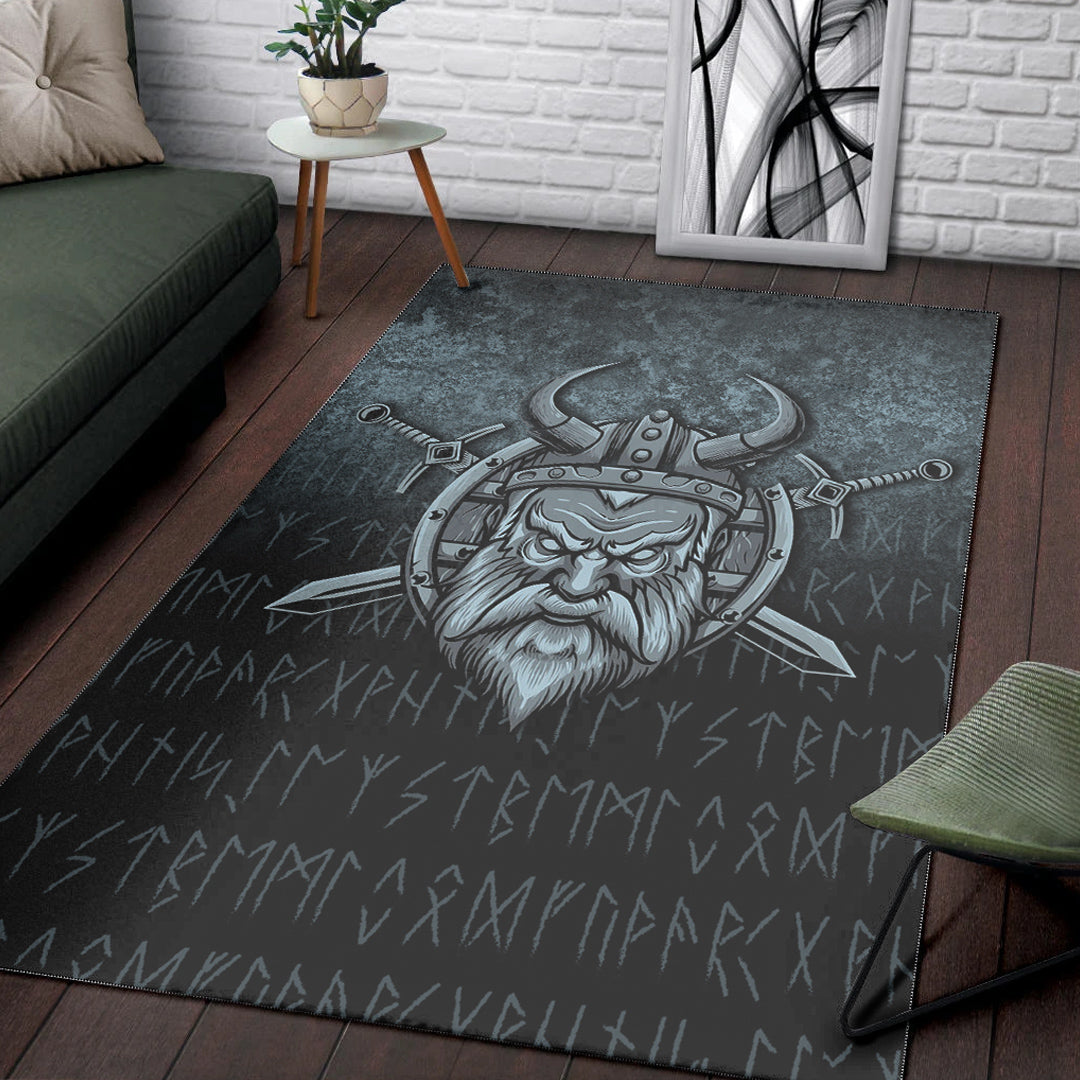 Wonder Print Shop Area Rug - Victory or Valhalla Area Rug RLT12 - Wonder Print Shop