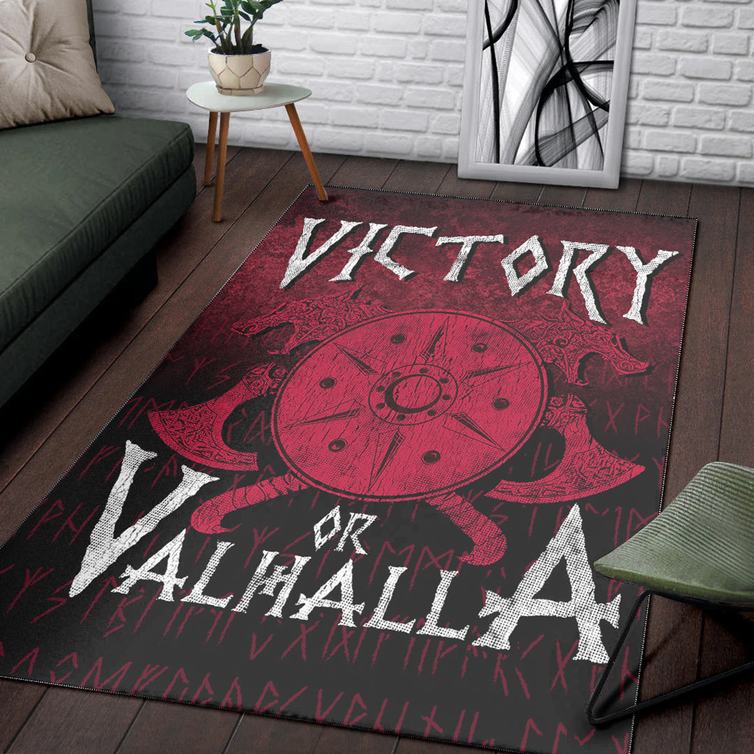 Viking Area Rug Victory or Valhalla Area Rug RLT12 - Wonder Print Shop