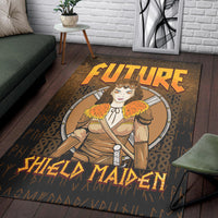 Viking Area Rug Future Shield Maiden Area Rug RLT12 - Wonder Print Shop