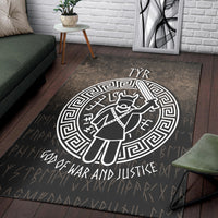 Wonder Print Shop Area Rug - Tyr God Of War and Justice Area Rug RLT12 - Wonder Print Shop