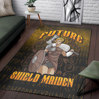 Viking Area Rug Im Viking Future Shield Maiden Area Rug RLT12 - Wonder Print Shop