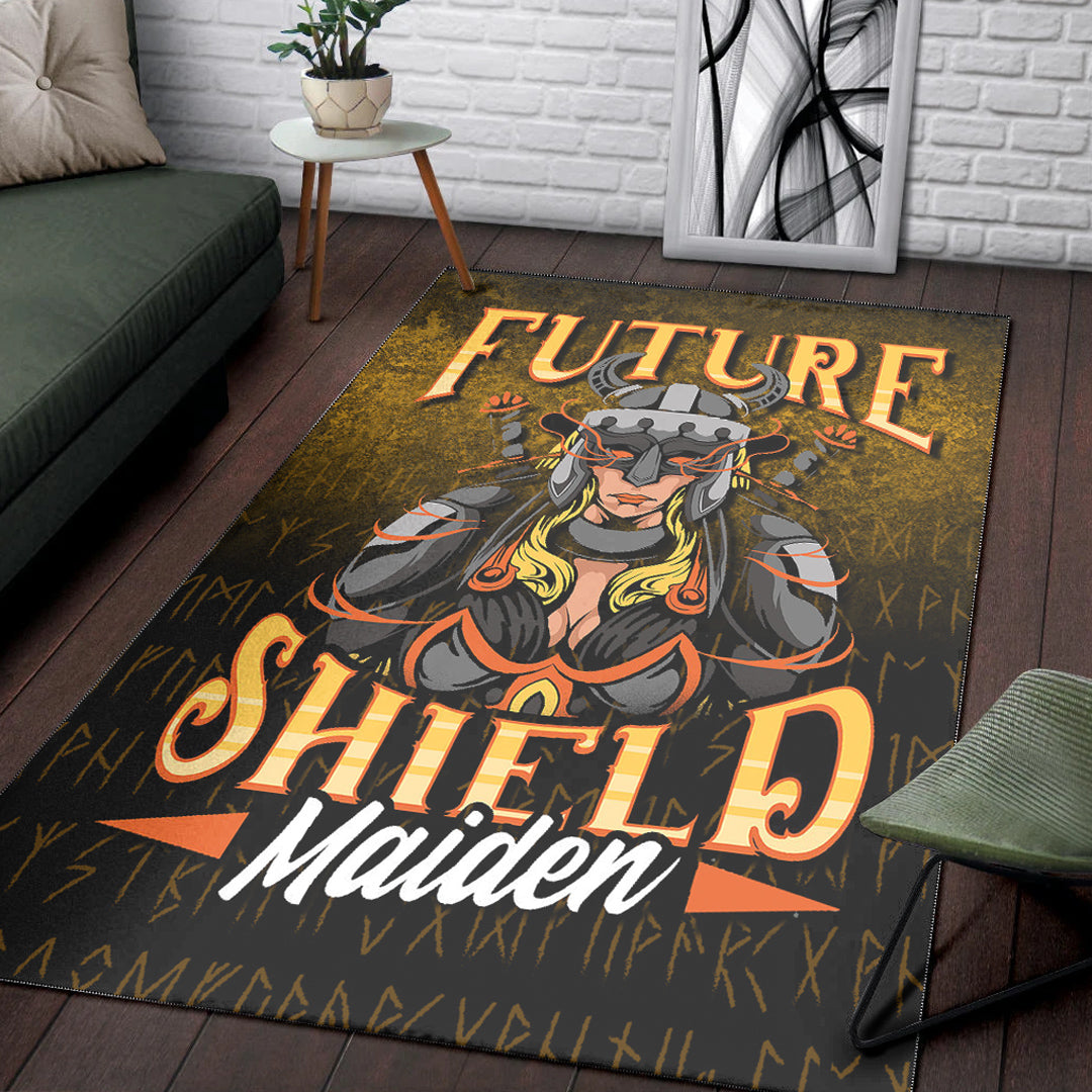 Viking Area Rug Future Shield Maiden Area Rug RLT12 - Wonder Print Shop