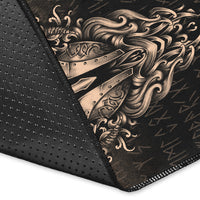 Viking Area Rug The Armor Of Viking Gold Version Area Rug RLT12 - Wonder Print Shop