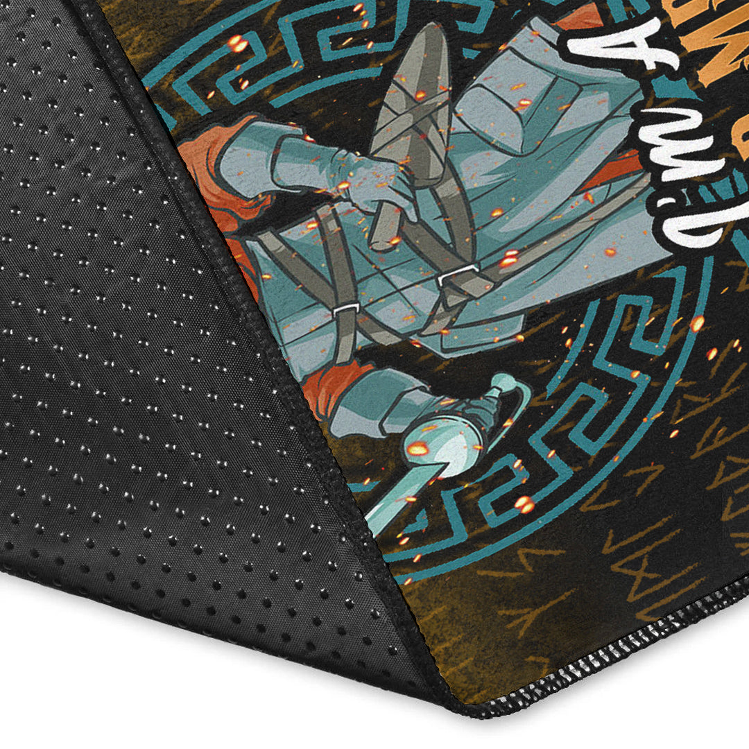 Viking Area Rug Im A Shield Maiden Area Rug RLT12 - Wonder Print Shop