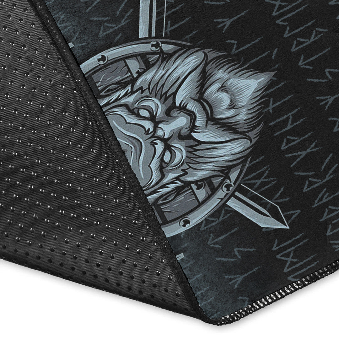 Wonder Print Shop Area Rug - Victory or Valhalla Warrior Area Rug RLT12 - Wonder Print Shop