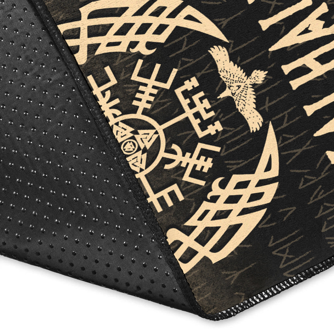 Wonder Print Shop Area Rug - Victory or Valhalla - Gold Version Area Rug RLT12 - Wonder Print Shop