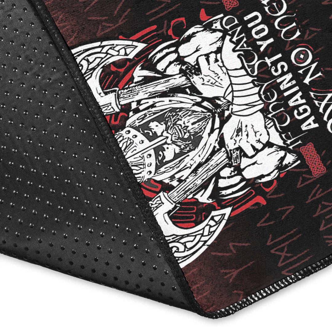 Wonder Print Shop Area Rug - Against You Show No Mercy Area Rug RLT12 - Wonder Print Shop