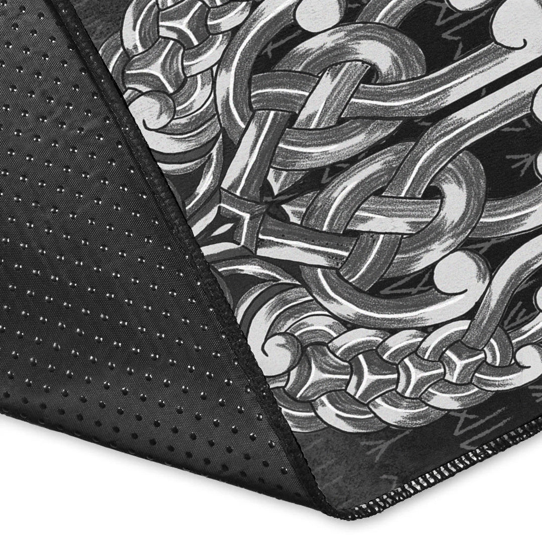 Viking Area Rug Vikings Odin Valhalla Area Rug RLT12 - Wonder Print Shop