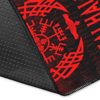 Wonder Print Shop Area Rug - Victory or Valhalla - Red Version Area Rug RLT12 - Wonder Print Shop