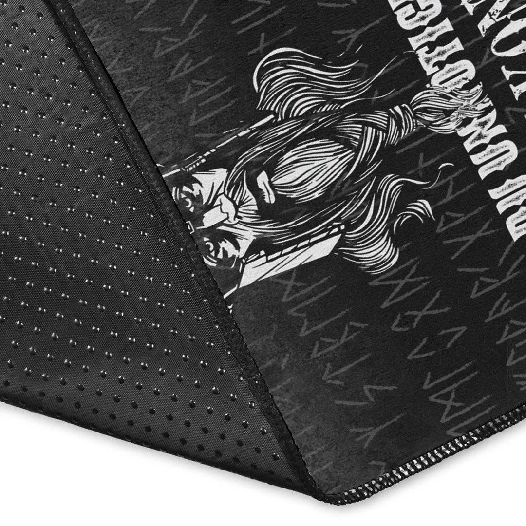 Viking Area Rug Geh mir aus dem Weg du unnotiger Sozialkontakt Area Rug RLT12 - Wonder Print Shop