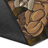 Viking Area Rug Viking Warrior Muscles Power Area Rug RLT12 - Wonder Print Shop
