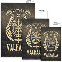 Wonder Print Shop Area Rug - Victory or Valhalla - Gold Version Area Rug RLT12 - Wonder Print Shop