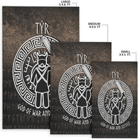 Wonder Print Shop Area Rug - Tyr God Of War and Justice Area Rug RLT12 - Wonder Print Shop