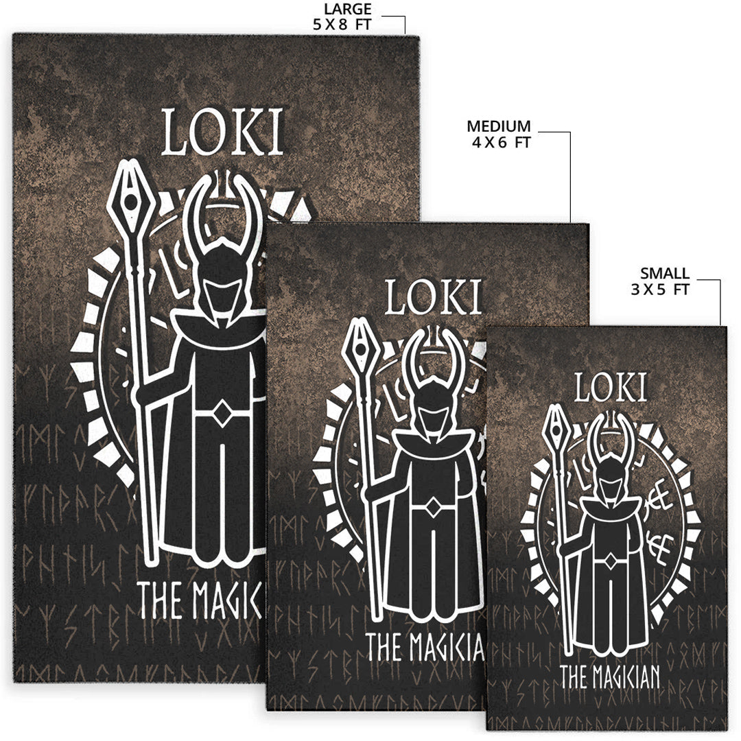 Wonder Print Shop Area Rug - Loki The Magician Area Rug RLT12 - Wonder Print Shop