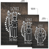 Wonder Print Shop Area Rug - Loki The Magician Area Rug RLT12 - Wonder Print Shop