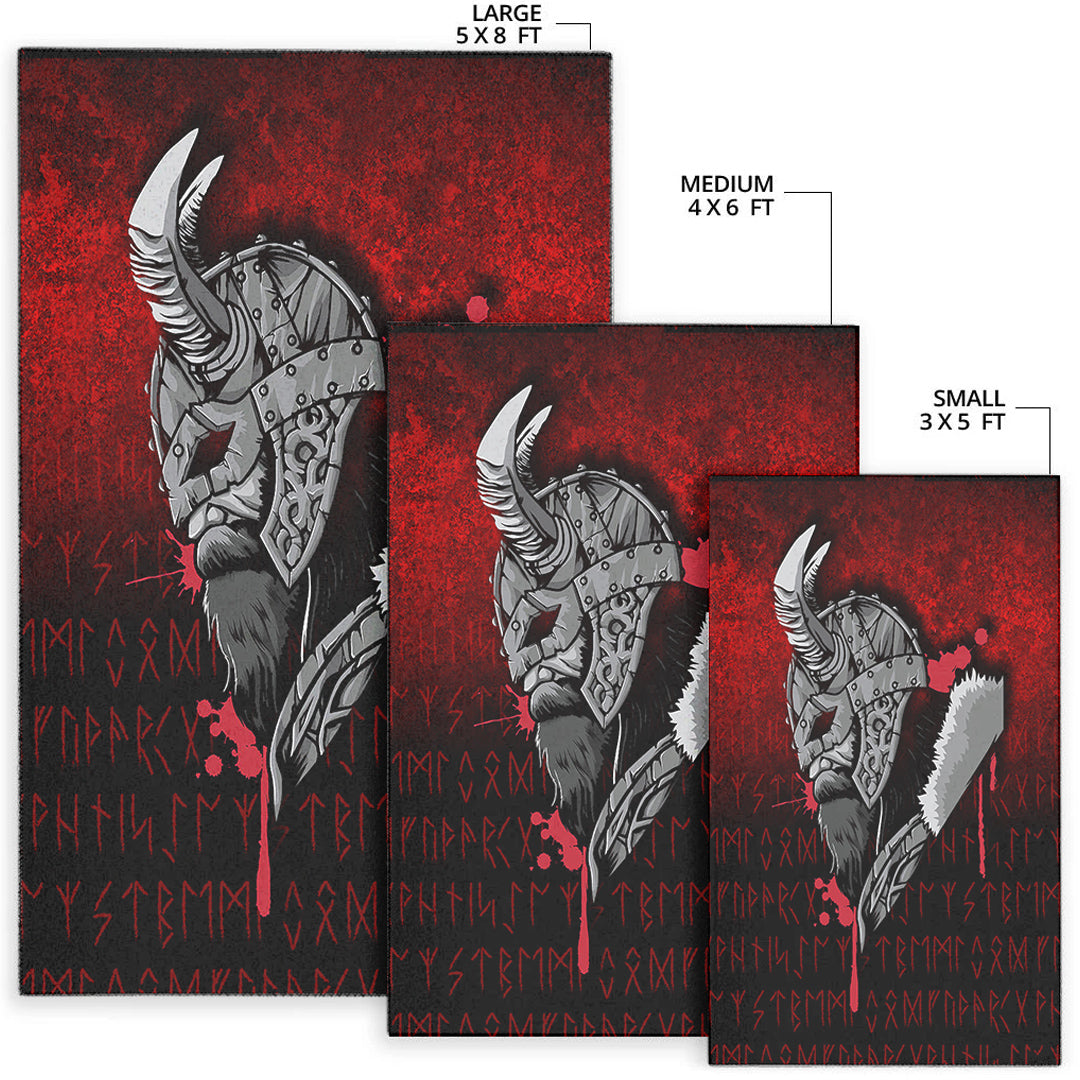 Viking Area Rug Viking Nordic Odin Area Rug RLT12 - Wonder Print Shop