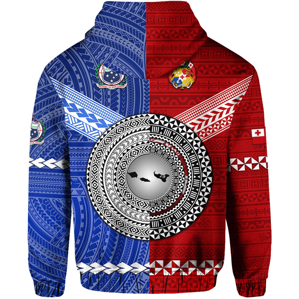 Tonga and Samoa Together Zip Hoodie Unique Style LT8 - Wonder Print Shop
